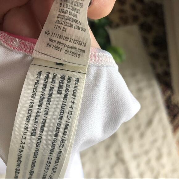 Abercrombie & Fitch Tie Dye Low Back One Piece Swimsuit - Picture 6 of 6